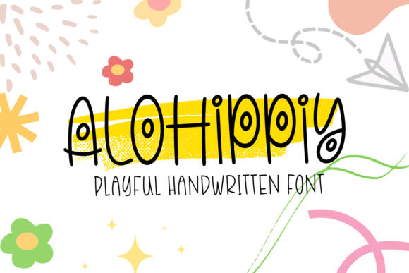 Alo Hippiy: A Playful Font for Handmade Creations