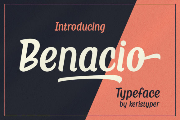 Benacio: A Handmade Font for Creative Makers