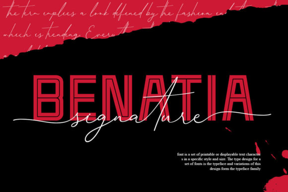 Benatia: A Classy Display Font for Modern Branding