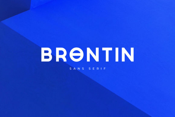 Brontin: A Modern Display Font for Editorial Design