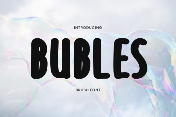 Bubles: A Playful Font for Handmade Creations