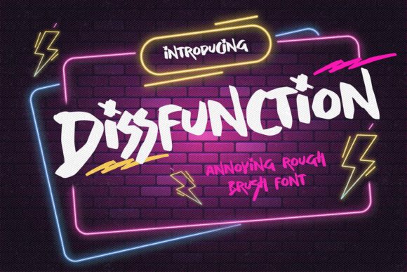 Dissfunction Font for Editorial Design