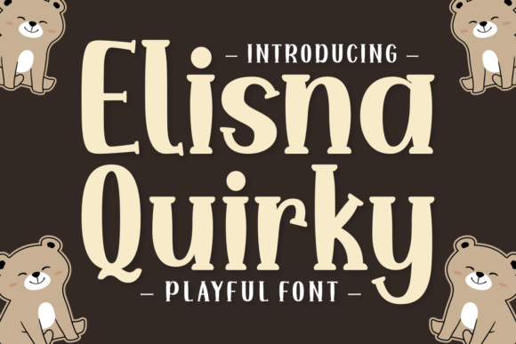 Elisna Quirky: A Playful Display Font for Digital Branding
