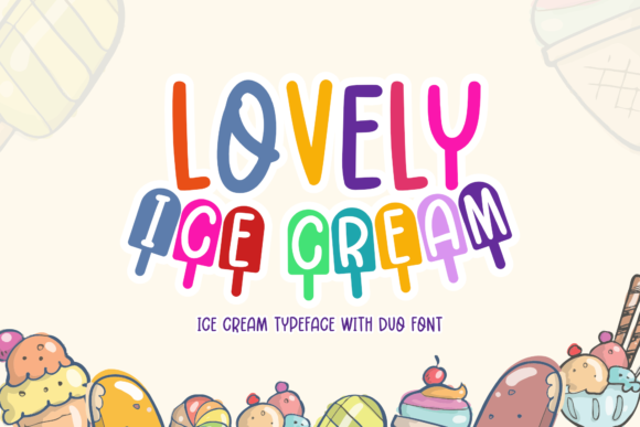 Enhance Your Web Design with the Lovely Ice Cream Font