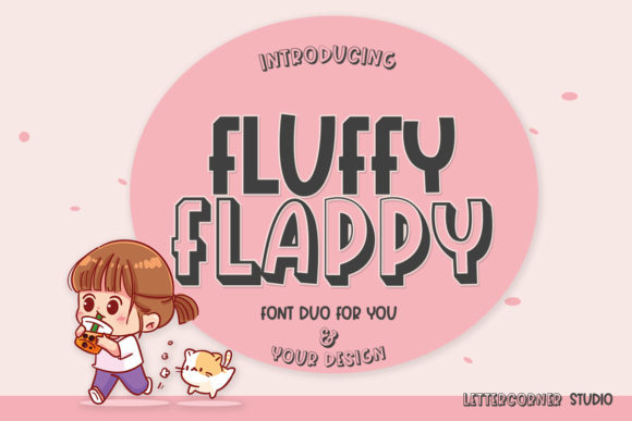 Fluffy Flappy: A Quirky Display Font for Creative Projects
