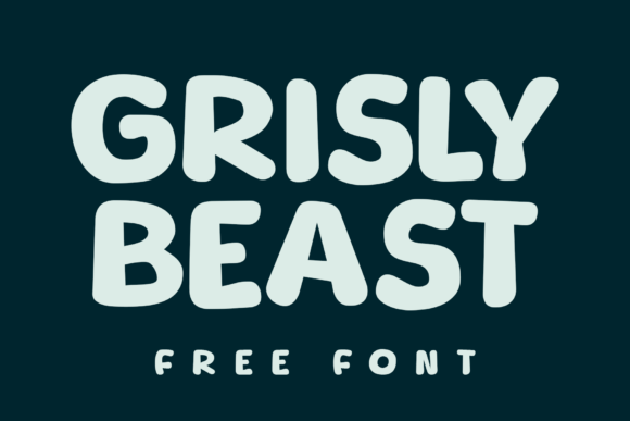 Grisly Beast: A Playful Display Font for Bold Branding