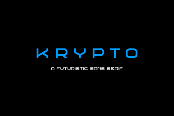 Krypto Font for Editorial Design and Branding
