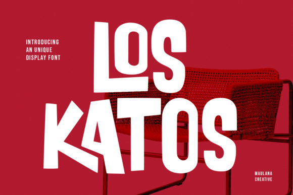 Los Katos: A Bold Display Font for Creative Branding