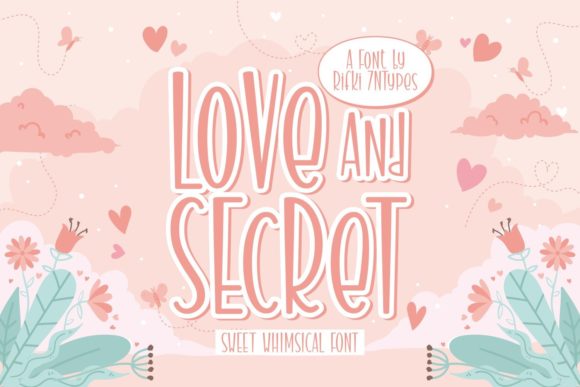 Love and Secret: A Quirky Display Font for Editorial Design