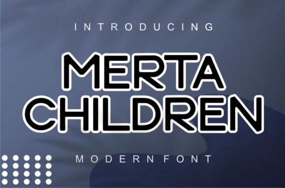 Merta Children Font for Web Design Projects