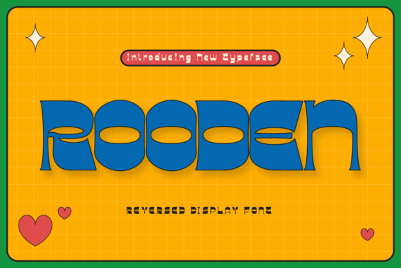 Rooden: A Reversed Display Font for Editorial Elegance