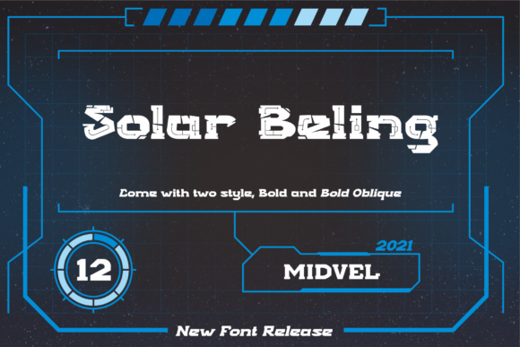Solar Beling: A Bold Display Font for Modern Editorial Design