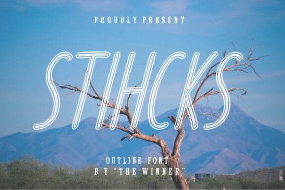 Stihcks: A Display Font for Editorial Elegance
