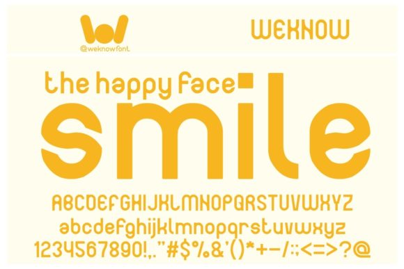 The Happy Face Smile: A Font That Elevates Brand Identity