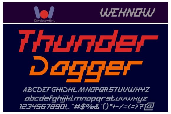 Thunder Jagger: A Bold Font for a Stronger Brand