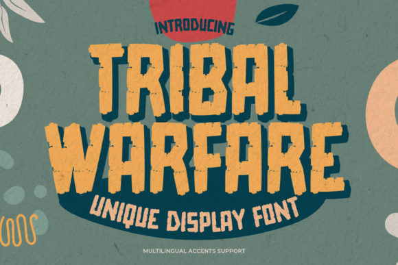 Tribal Warfare Font for Editorial Design