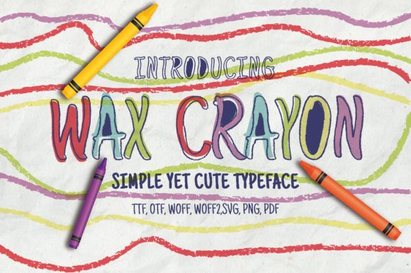 Wax Crayons Font Review for Branding Projects