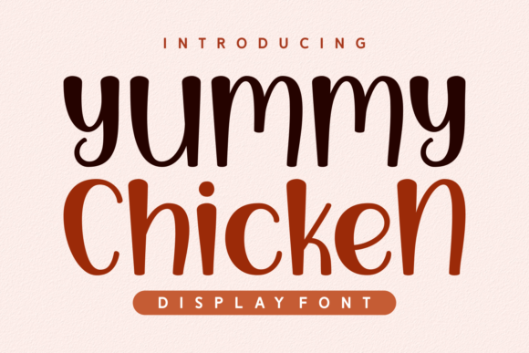 Yummy Chicken Font for Web Design